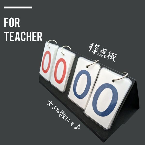 小学校教師用教材教具 万能!得点板 カウンター スポーツ・ゲーム・カレンダー・算数 大きな数 授業準備