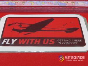 □■28618-HS■□[RETROVINTAGE-STICKER＊TRAVEL] FLY WITH US