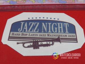 □■29208-HS■□[RETROVINTAGE-STICKER＊MUSIC] JAZZ