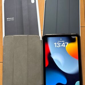 【純正スマートフォリオケースセット】iPad mini 第6世代 シルバー Wi-Fi GPSモデル