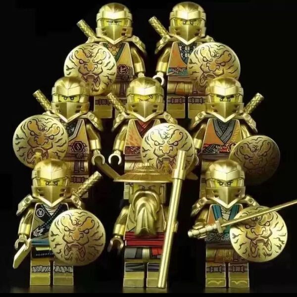 新作★【レゴ互換】ミニフィグ NINJAGO ニンジャゴ 人形 フィギュア8体セット