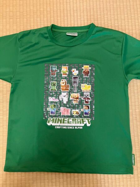 Minecraft Tシャツ 160 グリーン キッズ