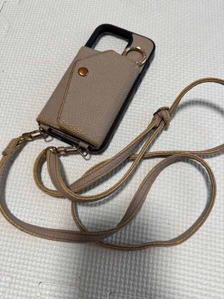 iPhone14プロ ショルダー スマホケース