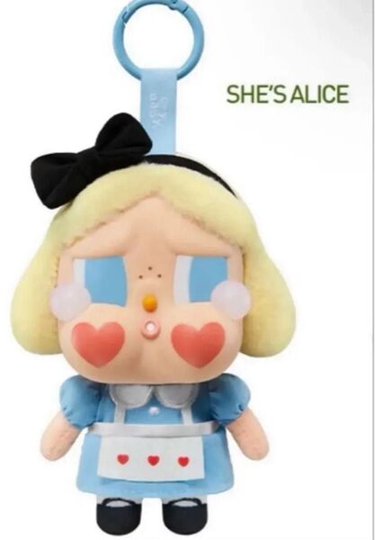 ポップマートCRYBABY Crying Again フェイスぬいぐるみ アリス She’s Alice POP MART