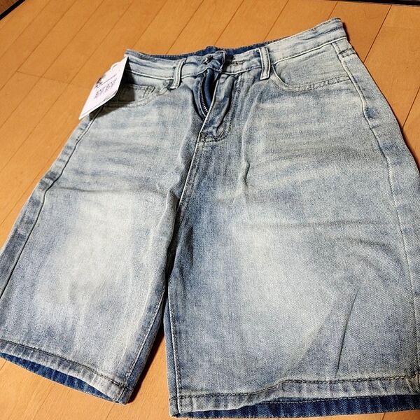 デニムショートパンツ ライトブルー Mサイズ 新品未使用
