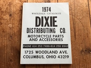 DIXIE DISTRIBUTING 1974年 ディクシー ブック ハーレー ナックル パン フラットヘッド C066