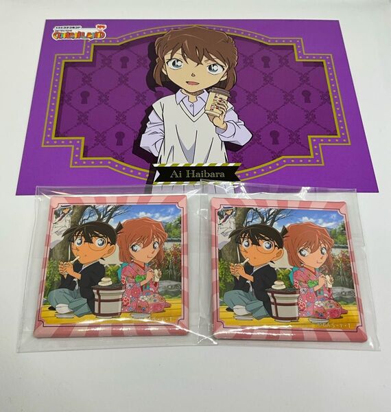 名探偵コナン メモリアル缶バッジ 江戸川&灰原