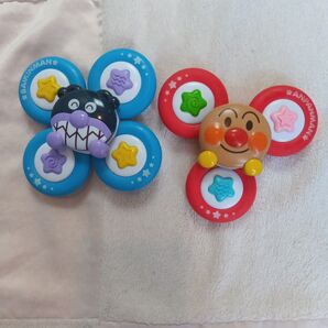 アンパンマン ばいきんまん おもちゃ 2個セット ハンドスピナー