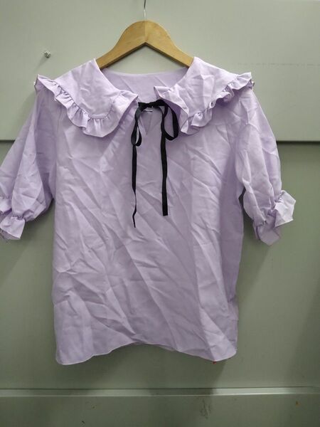 新品 未使用 半袖 パフスリ ブラウス