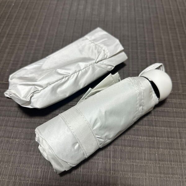 220g 日傘 折りたたみ 遮光 コンパクト 旅行 軽量 UVカット 折りたたみ傘 晴雨兼用 紫外線対策 日焼け防止 グレー
