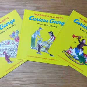 おさるのジョージ洋書絵本3冊セット◎Curious George◎H.A.レイ