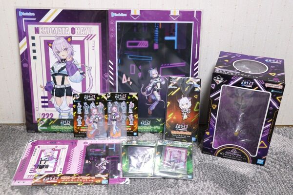 一番くじ ホロライブ Cyberpunk Style 猫又おかゆ フィギュア 含む 9点セット 新品