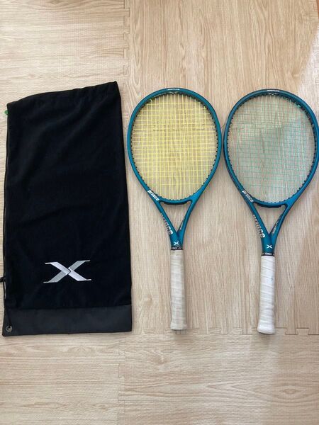 希少 左利き用 prince X100 tour 100 G2 国内正規品 美品 現行モデル 二本組 プリンス Prince