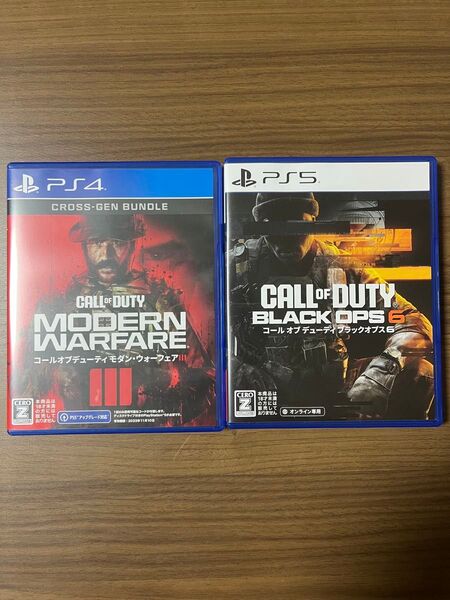 PS4コールオブデューティ モダンウォーフェアIII と PS5ブラックオプス6