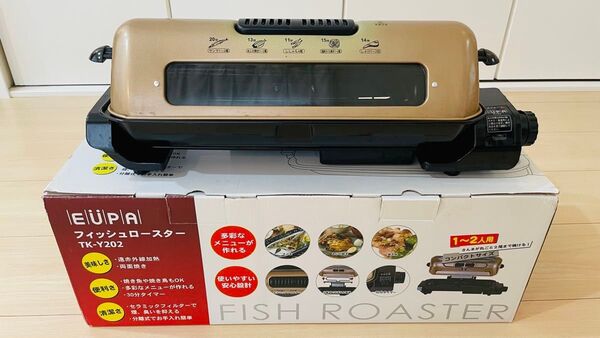 EUPA フィッシュロースター TK-Y202 ゴールド フィッシュロースター オーブントースター ロースター スモーク