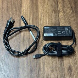 【新品未使用】Lenovo 45W 純正USB-Cアダプター ThinkPad付属品 小型軽量 ノートパソコン充電器【即日発送】