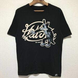 [即決古着]LOVE MACHINE/ラブマシーン/グラフィックTシャツ/半袖/ブラック/USA製/Lサイズ