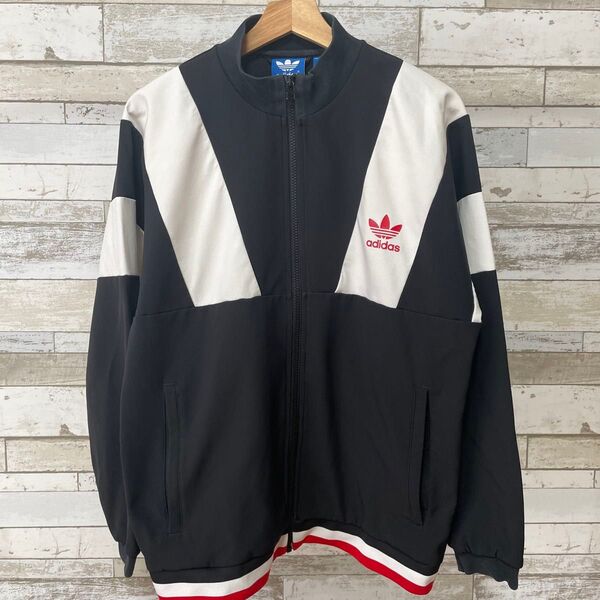 adidas Originals(アディダスオリジナルス) トレフォイルロゴ ジップアップ トラックジャケ 古着