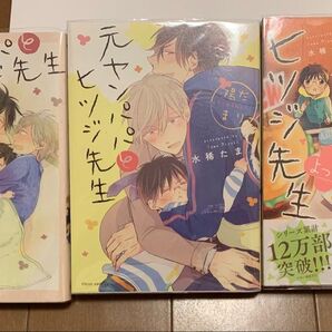 BLコミック 元ヤンパパとヒツジ先生 3冊セット
