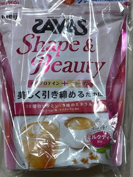 ザバス シェイプ&ビューティ ミルクティー風味 900g 3袋