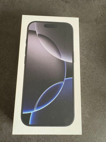 Apple iPhone16 Pro 128GB ブラックチタニウム SIMフリー Appleストア購入品 新品未開封