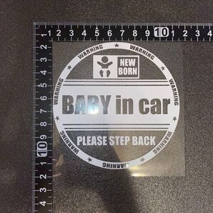 baby in carステッカー