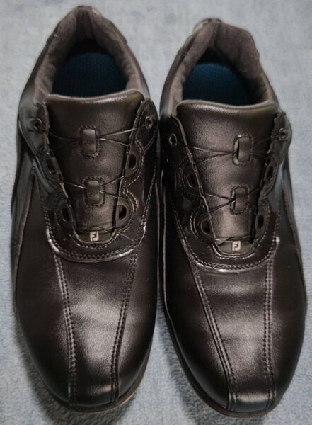 FootJoy ゴルフシューズ BOA 黒、26.5cm、新品スパイク付