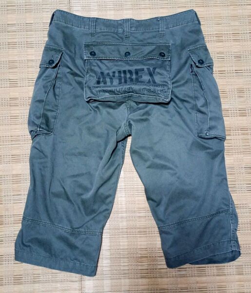 AVIREX カーゴパンツ ハーフパンツ カーキ 2XL