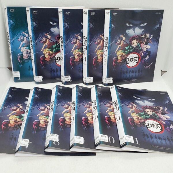 鬼滅の刃 全巻 11巻分 レンタル落ちDVD