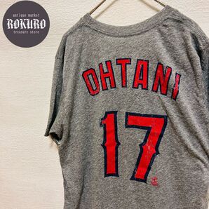 Majesticマジェスティック 大谷翔平 半袖TシャツMサイズ ビンテージ加工 MLB