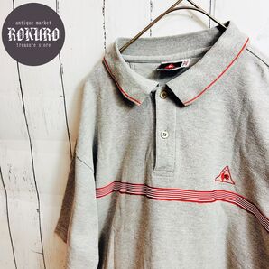 le coq sportifルコックスポルティフ メンズ半袖ポロシャツLサイズ 鹿の子