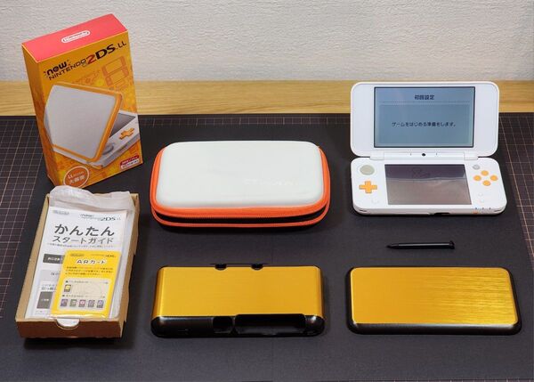 【ジャンク】new Nintendo 2DS LL ホワイト×オレンジ