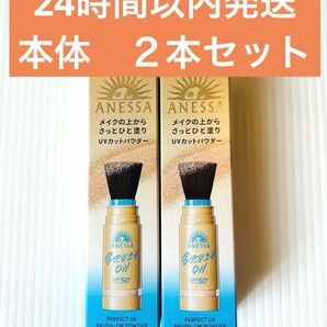 【24時間以内発送】アネッサ ブラッシュオンパウダー 本体 2本セット