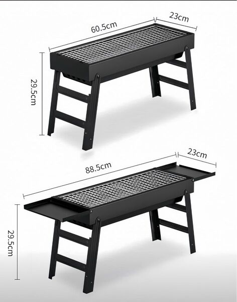 「在庫売出」バーベキューグリル 60.5cm BBQ 折り畳み バーベキュー グリル コンロ キャンプ