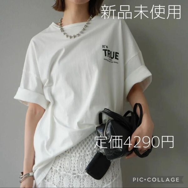 【SALE】Lumier リュミエ 新品 バックプリントTシャツ ホワイト