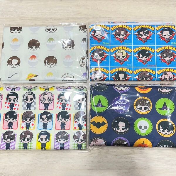 【新品未使用】カットクロス 生地 布 4点セット スノチル
