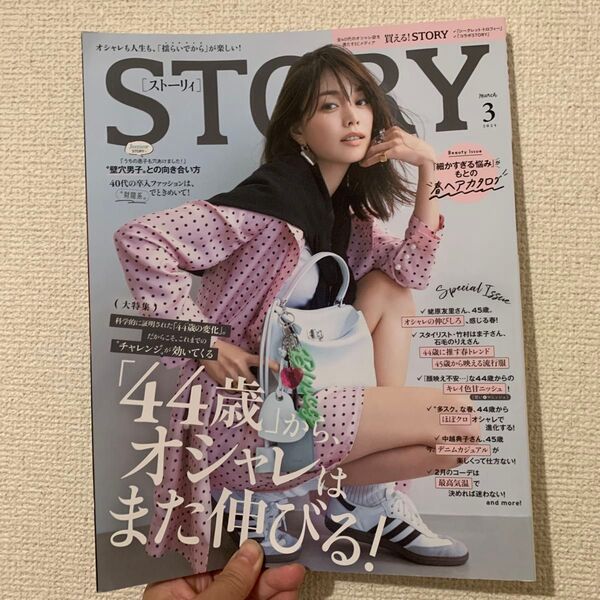 STORY(ストーリィ) 2025年3月号 (光文社)蛯原友理 山下智久
