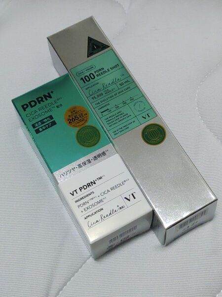 VT COSMETICS PDRN リードルショット100 50ml&PDRN+セラムの2本セット 美容液