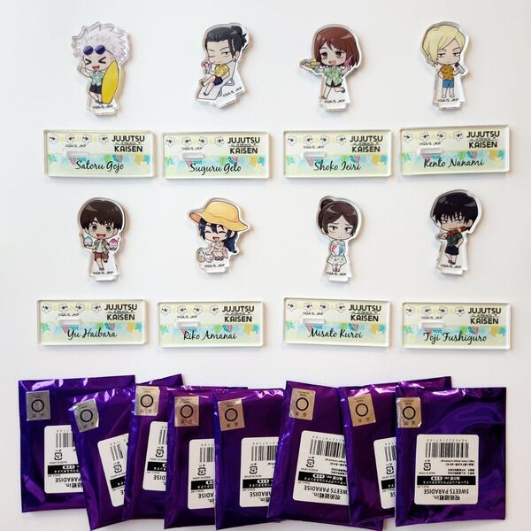 呪術廻戦 スイパラ 海の家 アクリルスタンド アクスタ 五条悟 夏油傑 スイーツパラダイス アクスタ 全8種
