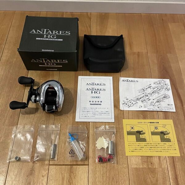 美品 SHIMANO 12 ANTARES HG LEFT アンタレス 左巻き ハイギア シマノ