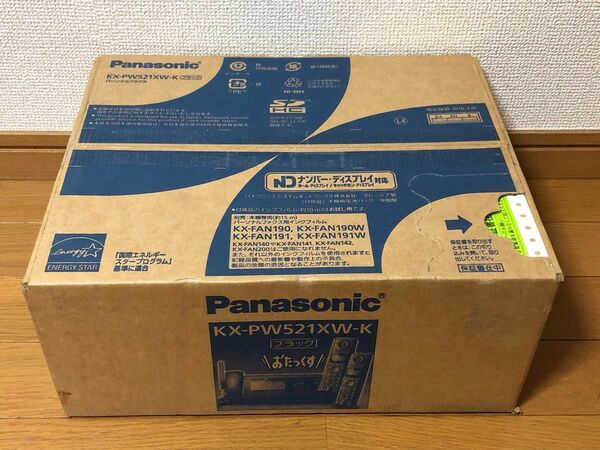 Panasonic★おたっくす/パーソナルファクス/FAX/子機2台付★KX-PW521XW-K★新品未使用/長期保管品