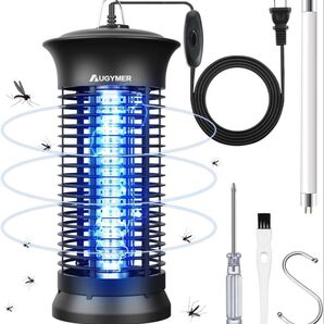 電撃殺虫器 省エネ 省電力 UV光源誘引式 無音 有効面積35m2 業務用 家庭用 蚊取り コバエ対策 虫さんバイバイ 害虫対策