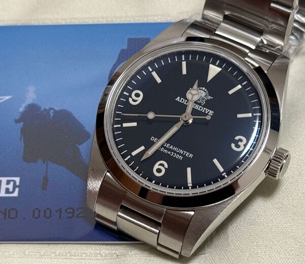 新品】ADDIESDIVE 36mm クオーツ 腕時計VH31 AD2023-1 セイコー SEIKO 黒文字盤