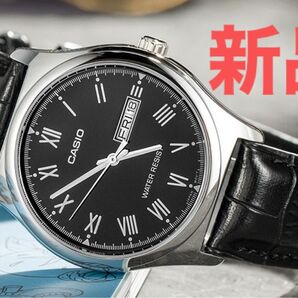 新品・日本未発売】カシオ 腕時計 MTP-V006L-1B クオーツ QZ デイト ブラック文字盤 黒文字盤 チープカシオ