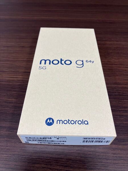 motorola moto g 64y 5G スペースブラック 新品未開封 シュリンク付き