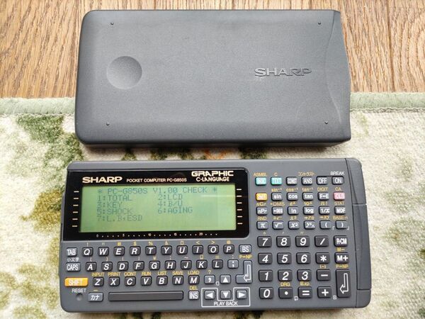 SHARP ポケコン PC-G850S 中古 美品 正常作動品
