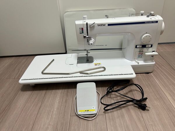 職業用ミシン brother nouvelle pro 補助テーブル付き