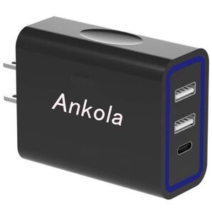 充電器 急速充電器 USB充電器 ゲーム機対応 ACアダプタ iPhone 2.4A 同時充電 急速 早い 便利 小型充電器 小型