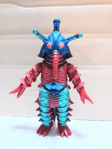 【廃盤】1984年 昭和レトロ ヒッポリト星人 約17cm 硬質ソフビ フィギュア ウルトラマンエース バンダイ 当時物 11
