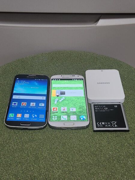 Galaxy S4 SC-04E 2台 バッテリーパック付